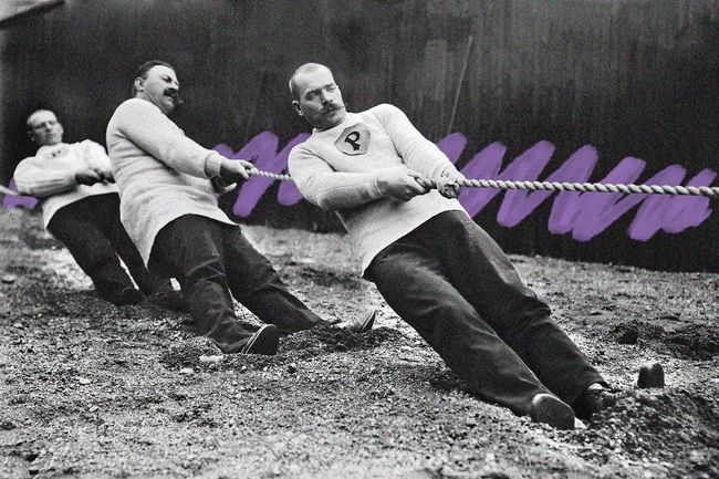 Sweden's tug-of-war team