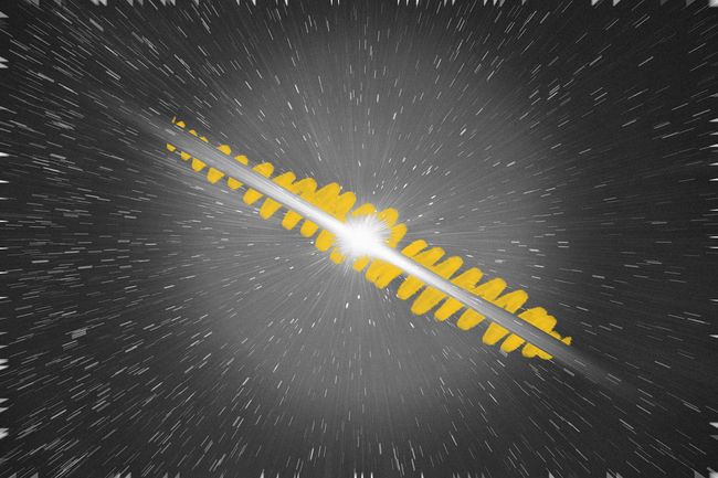 Big Bang galaxy explosion