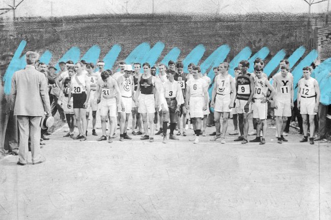 1904 Olympic runners