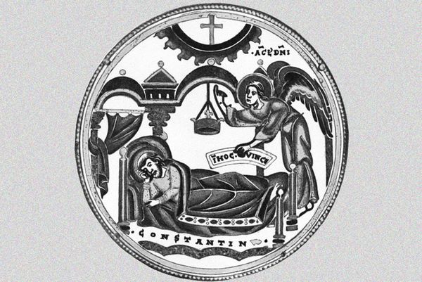 Triptych depicting Constantine's dream, 312 CE