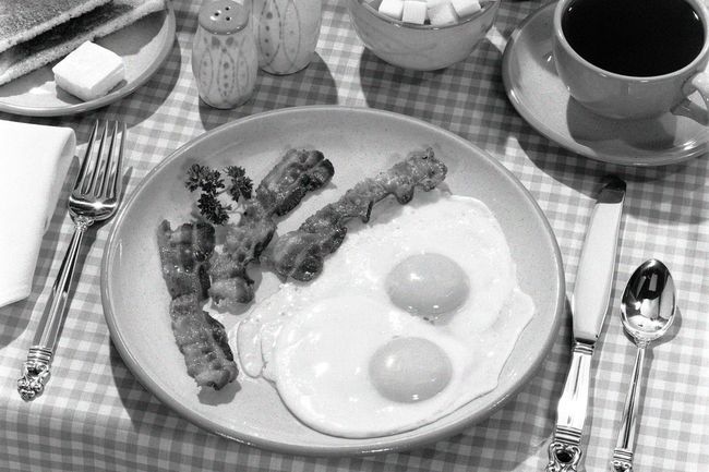 Breakfast plate, circa 1950s