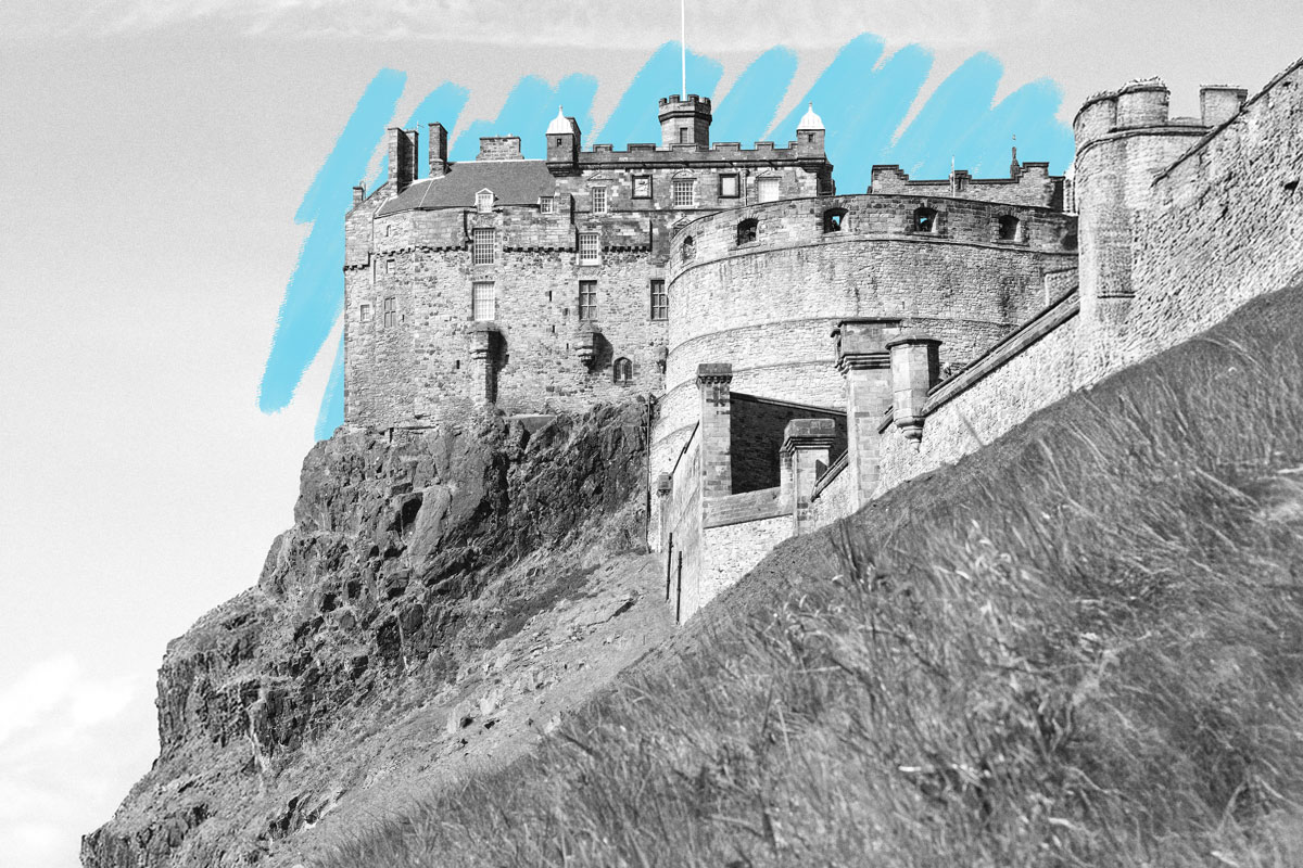 Edinburgh Castle's Volcano History