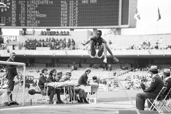 Olympian Bob Beamon, 1968