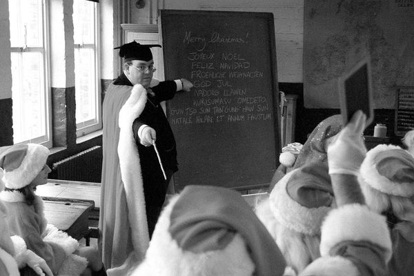 Santa School lecture, 1999