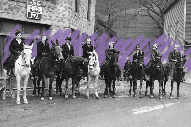 Pack horse librarians, 1930s