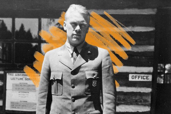Gerald Ford in park ranger uniform