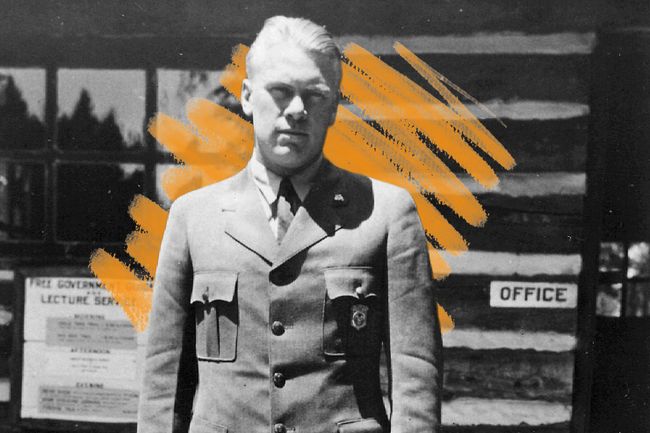 Gerald Ford in park ranger uniform