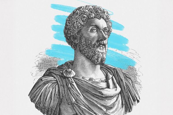 Roman emperor Antoninus Pius, wood engraving circa 1893
