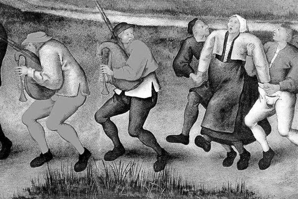 Dancing mania in the 16th century